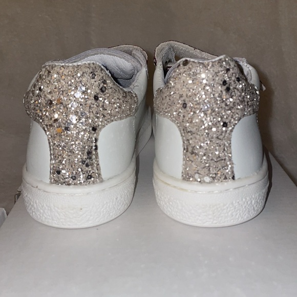 NWT Naturino HASSELT 2 VL. Leather and Glitter Girls Sneakers - Picture 11 of 16